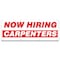 Signmission Now Hiring Carpenters Banner Apply Inside Accepting Application Single Sided B-96-30212 - alternate 1
